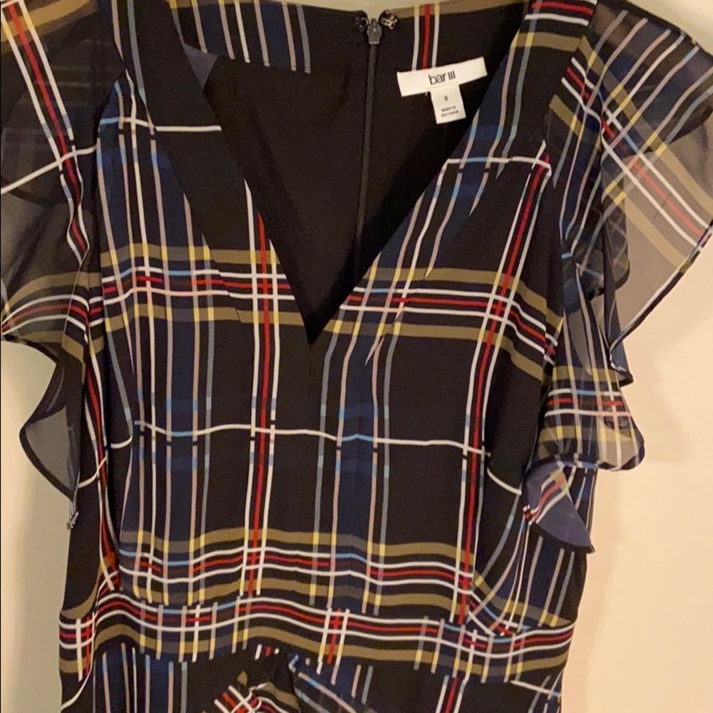 Black stripe dress
